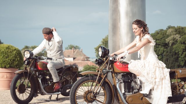Déco Moto Web 31 640x360 - Le mariage "Belle Epoque" de A&C aux Portes des Iris